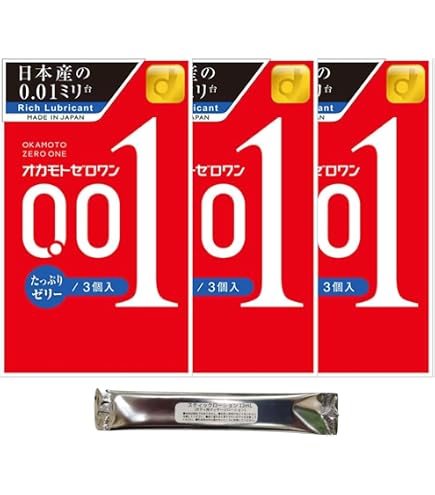 Amazon | オカモトゼロワン 001 たっぷりゼリー 3個入 オカモト
